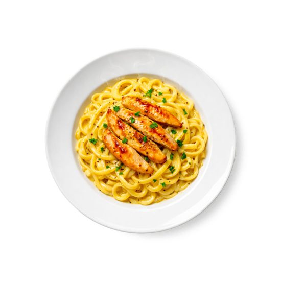 Pâtes Sautées Poulet Moutarde