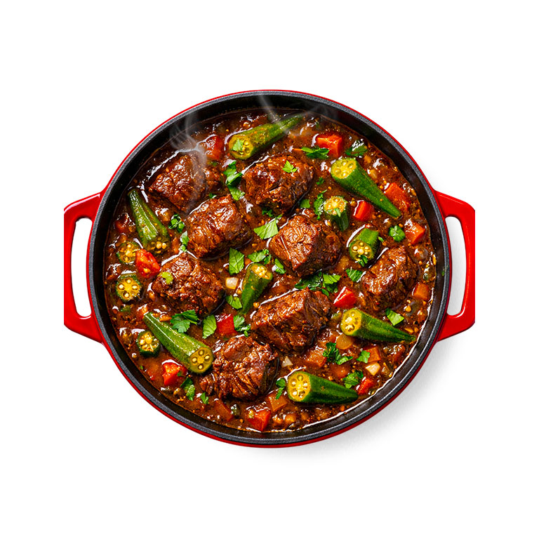 Gombo Viande